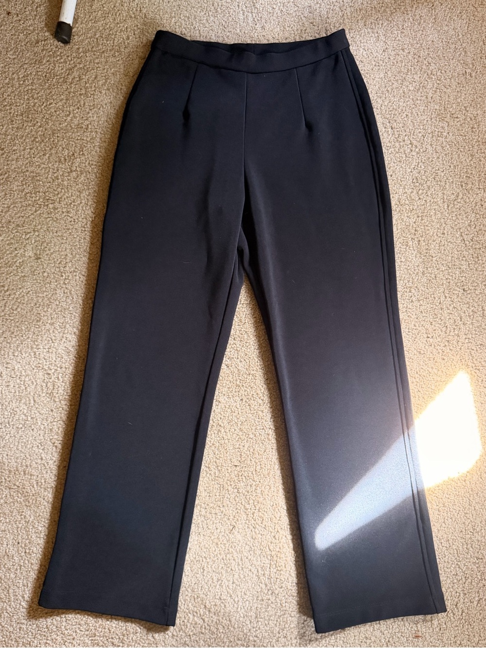 Chico's Black Straight-Leg Ponte Pants